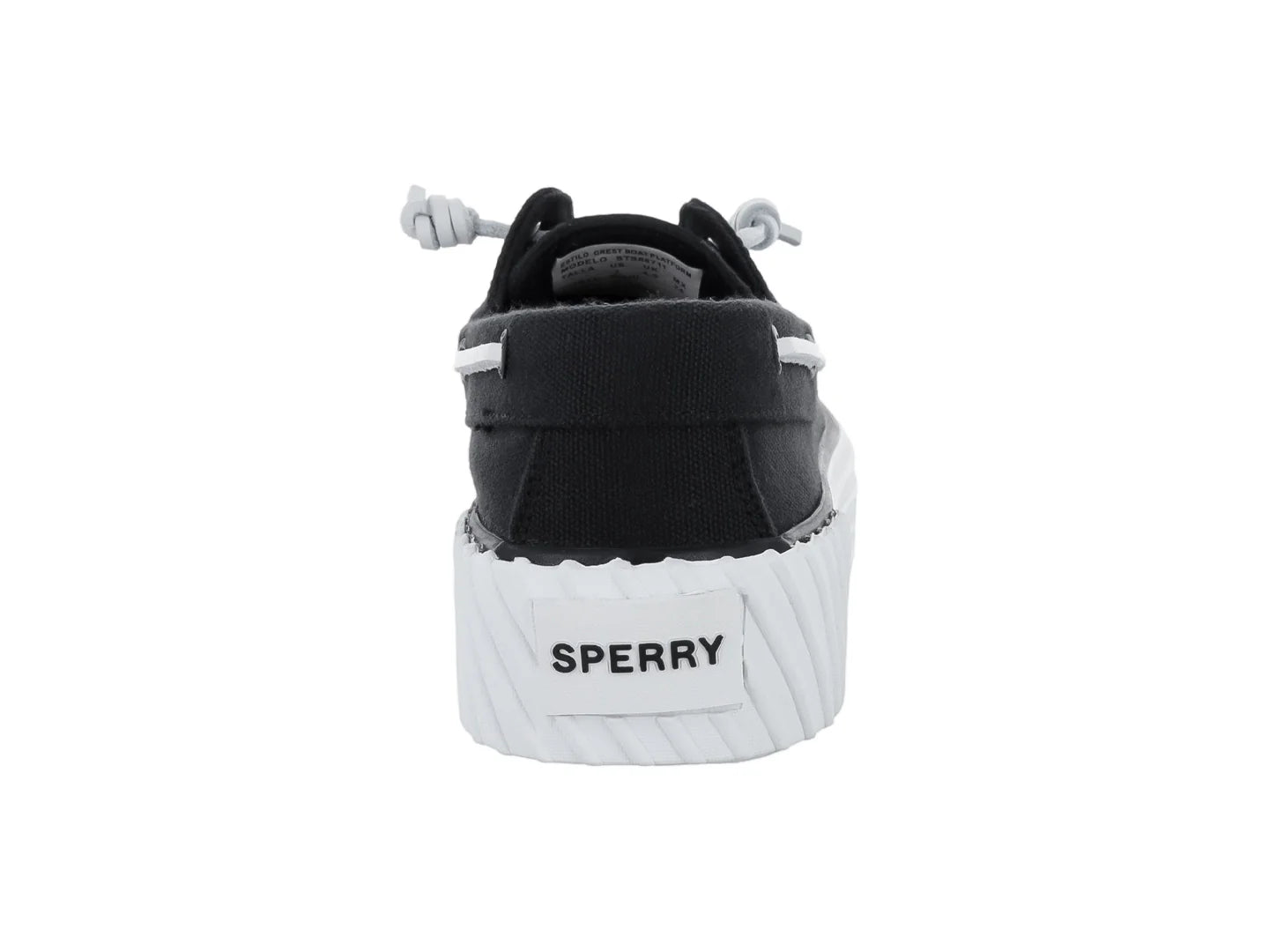 Tenis Sperry Bahama Platform Negros para Mujer