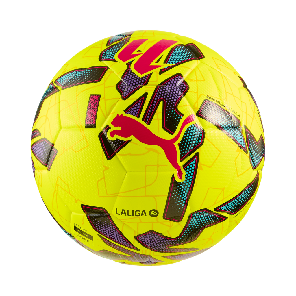 PUMA Orbita LaLiga 1 FIFA QUALITY Soccer Ball Fluor Yellow
