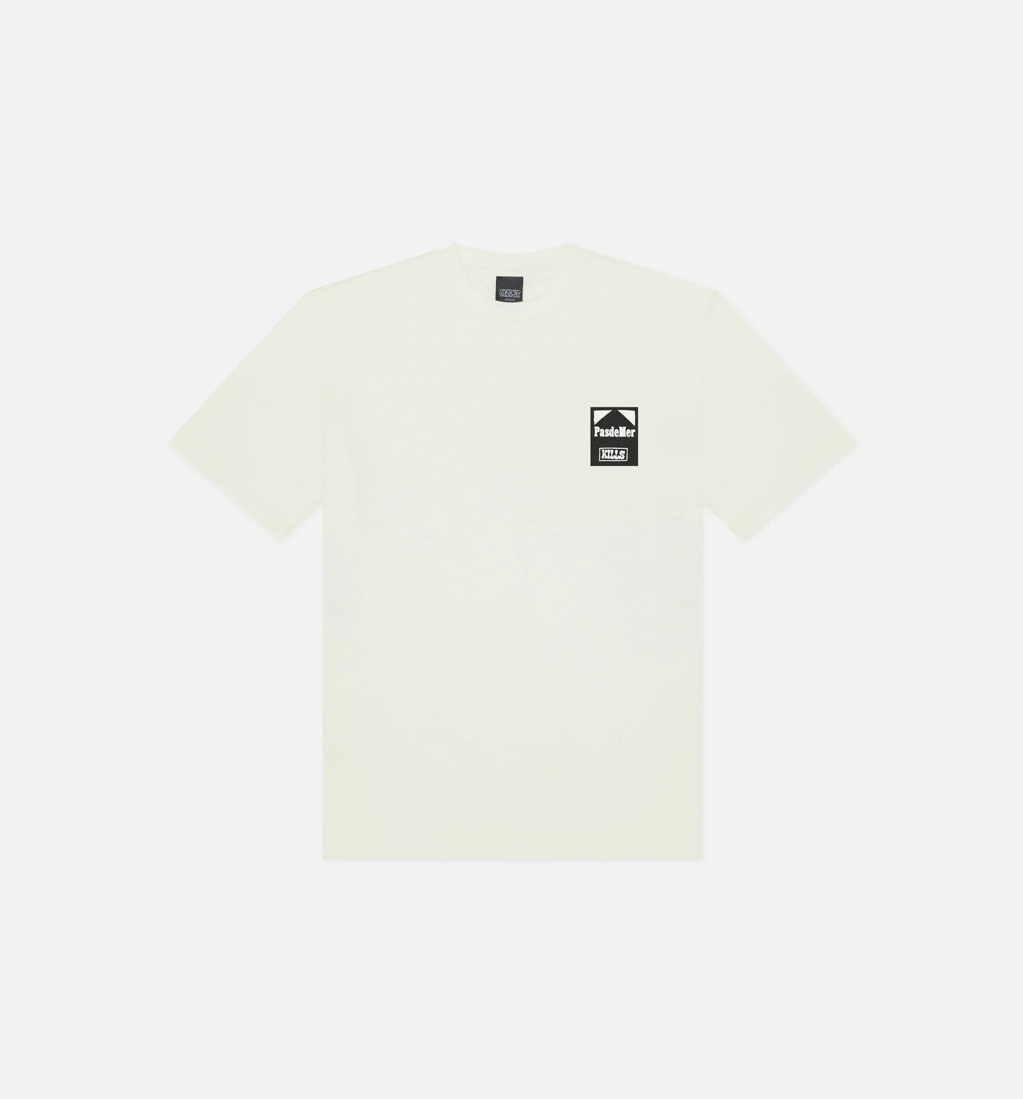 Book Shop Mens Short Sleeve Shirt Cream